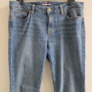 Tommy Hilfiger Bootcut Jeans Womens Size 12S Medium Wash Denim